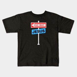 One Way Jesus | Christian Kids T-Shirt